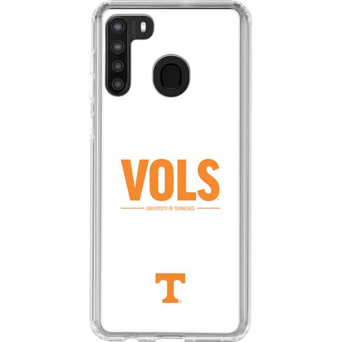University of Tennessee-Knoxville UT Vols Galaxy A21 Clear Case