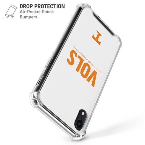 University of Tennessee-Knoxville UT Vols iPhone XR Clear Case