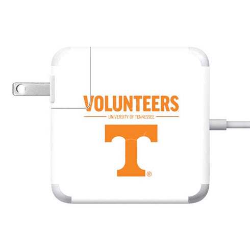University of Tennessee-Knoxville Volunteers Text 85W Power Adapter (15 and 17 inch MacBook Pro Charger) Skin