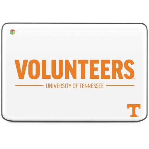 University of Tennessee-Knoxville Volunteers Text HP Chromebook Skin