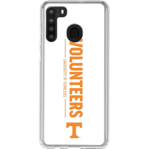 University of Tennessee-Knoxville Volunteers Text Galaxy A21 Clear Case