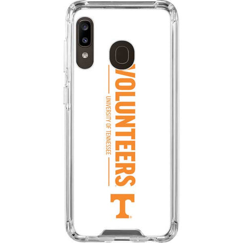 University of Tennessee-Knoxville Volunteers Text Galaxy A30 Clear Case