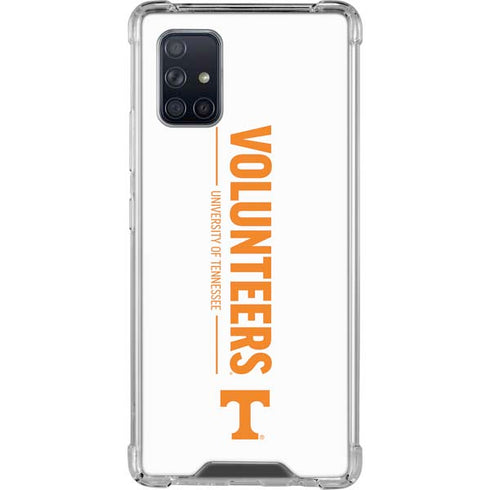University of Tennessee-Knoxville Volunteers Text Galaxy A71 5G Clear Case
