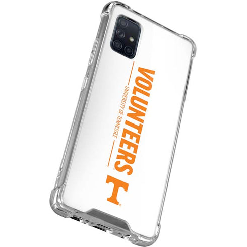 University of Tennessee-Knoxville Volunteers Text Galaxy A71 5G Clear Case