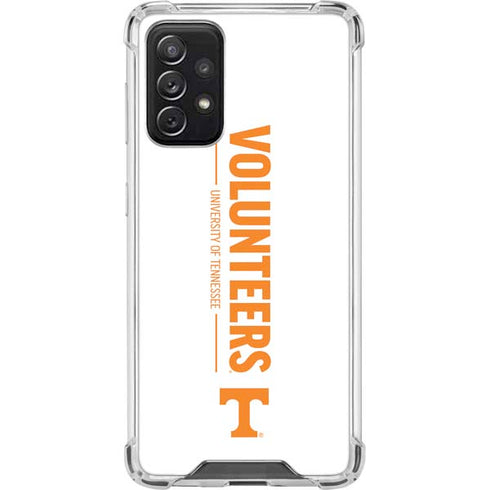University of Tennessee-Knoxville Volunteers Text Galaxy A72 5G Clear Case