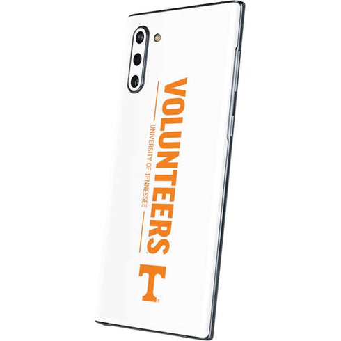 University of Tennessee-Knoxville Volunteers Text Galaxy Note 10 Skin