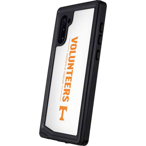University of Tennessee-Knoxville Volunteers Text Galaxy Note 10 Waterproof Case