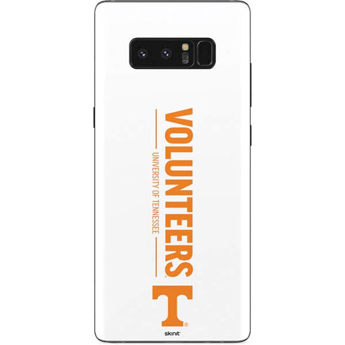 University of Tennessee-Knoxville Volunteers Text Galaxy Note 8 Skin