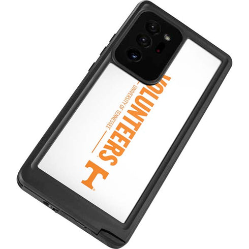 University of Tennessee-Knoxville Volunteers Text Galaxy Note20 Ultra 5G Waterproof Case
