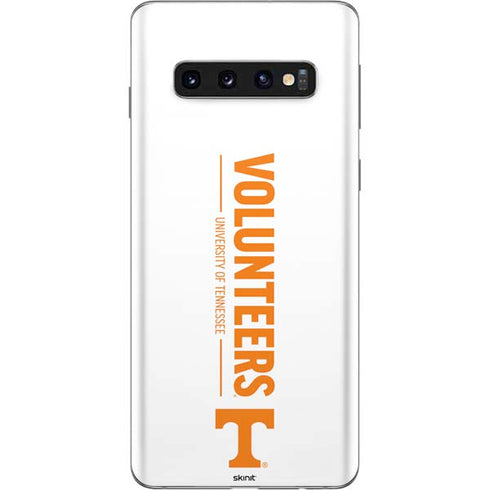 University of Tennessee-Knoxville Volunteers Text Galaxy S10 Skin
