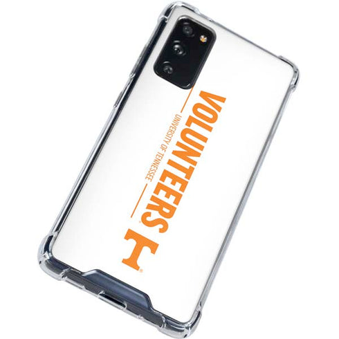 University of Tennessee-Knoxville Volunteers Text Galaxy S20 FE Clear Case