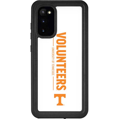 University of Tennessee-Knoxville Volunteers Text Galaxy S20 Waterproof Case