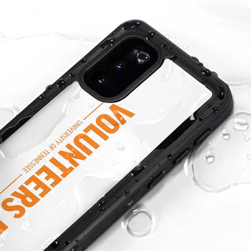 University of Tennessee-Knoxville Volunteers Text Galaxy S20 Waterproof Case