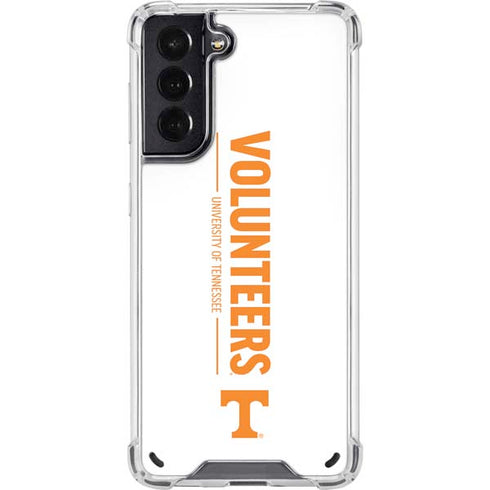 University of Tennessee-Knoxville Volunteers Text Galaxy S21 5G Clear Case
