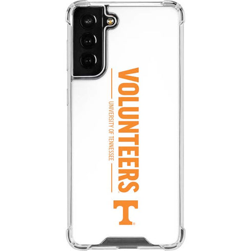 University of Tennessee-Knoxville Volunteers Text Galaxy S22 Plus Clear Case