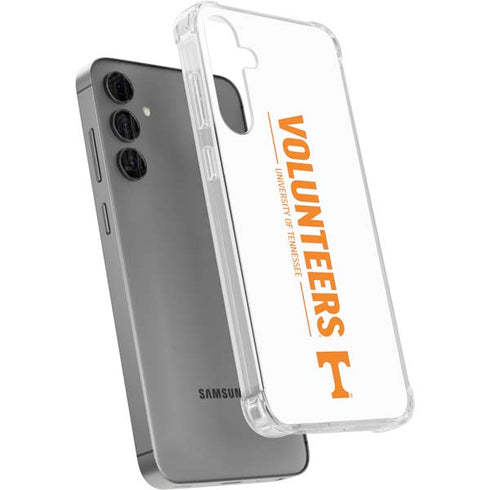 University of Tennessee-Knoxville Volunteers Text Galaxy S24 Plus Clear Case