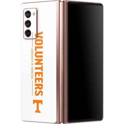 University of Tennessee-Knoxville Volunteers Text Galaxy Z Fold2 5G Skin