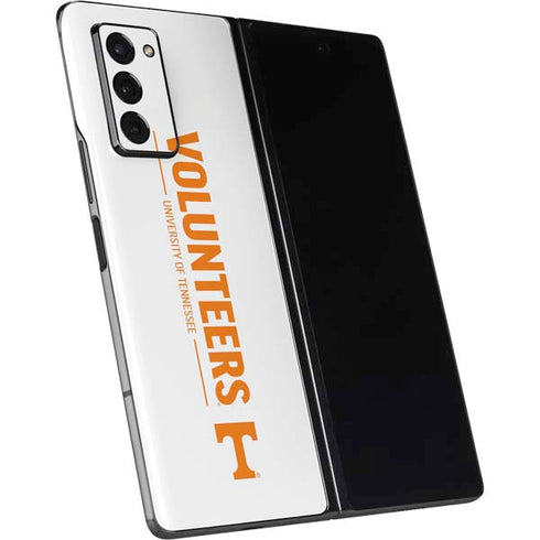 University of Tennessee-Knoxville Volunteers Text Galaxy Z Fold2 5G Skin