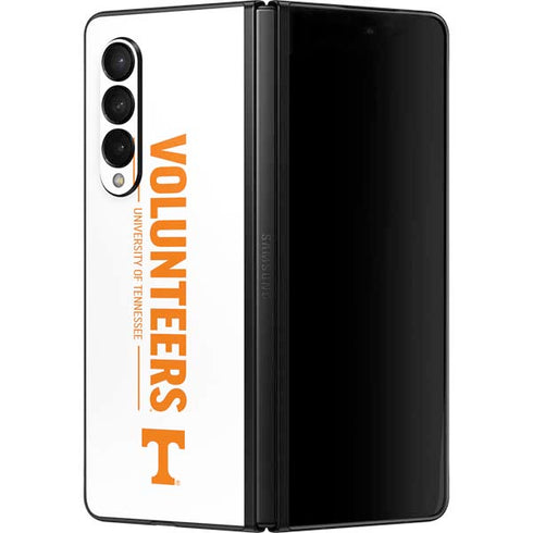 University of Tennessee-Knoxville Volunteers Text Galaxy Z Fold3 5G Skin
