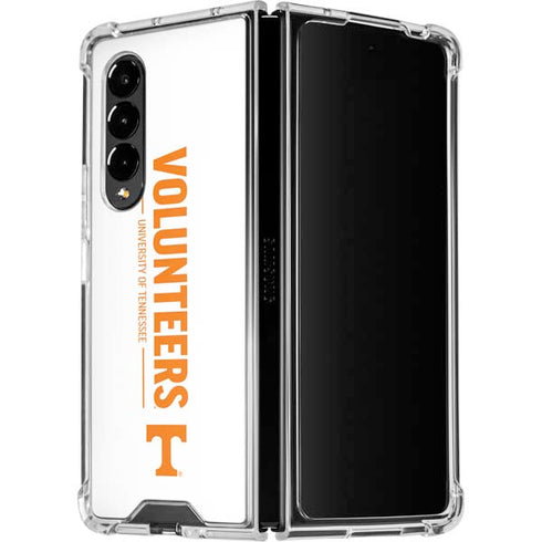 University of Tennessee-Knoxville Volunteers Text Galaxy Z Fold4 5G Clear Case