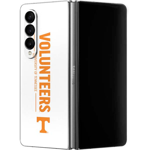 University of Tennessee-Knoxville Volunteers Text Galaxy Z Fold4 5G Skin