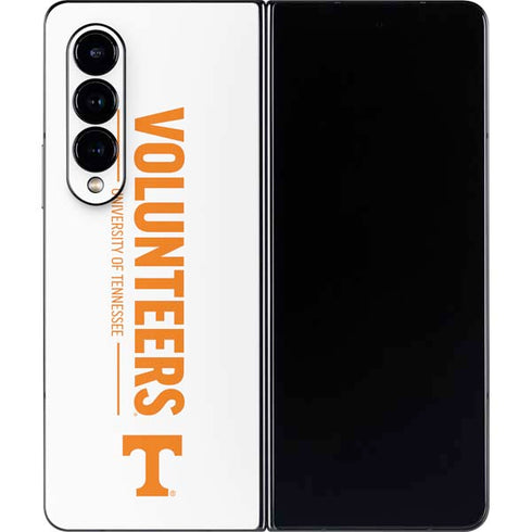 University of Tennessee-Knoxville Volunteers Text Galaxy Z Fold4 5G Skin