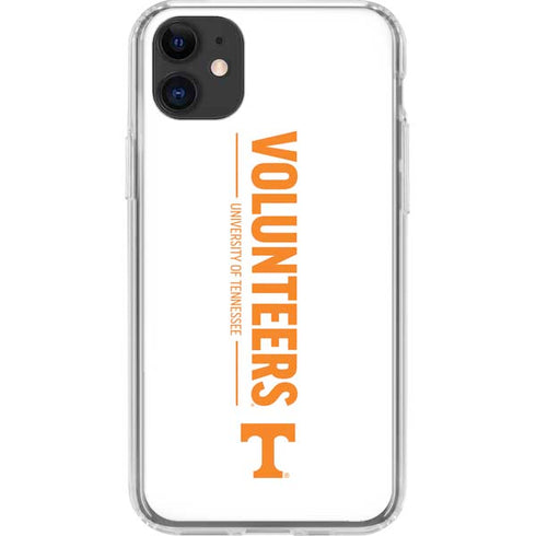University of Tennessee-Knoxville Volunteers Text iPhone 11 Clear Case
