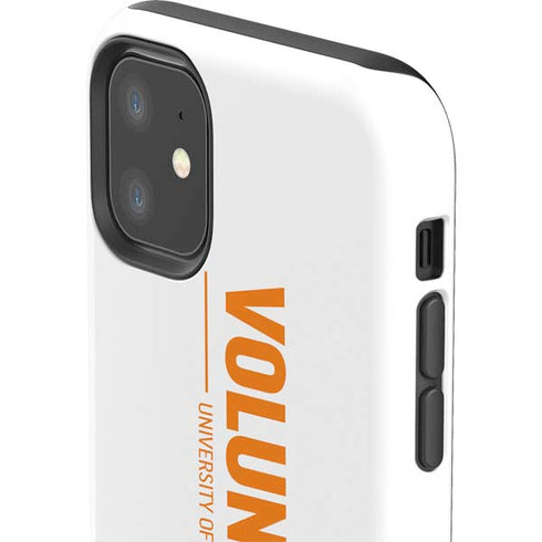 University of Tennessee-Knoxville Volunteers Text iPhone 11 Impact Case