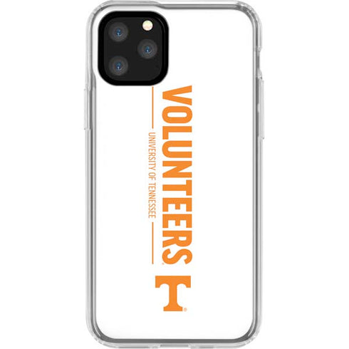 University of Tennessee-Knoxville Volunteers Text iPhone 11 Pro Clear Case