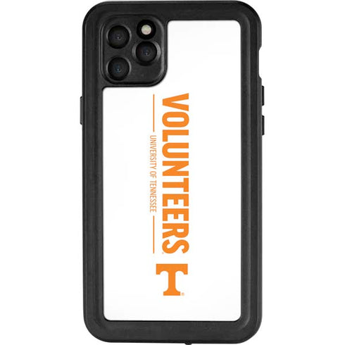 University of Tennessee-Knoxville Volunteers Text iPhone 11 Pro Max Waterproof Case