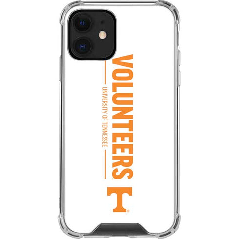 University of Tennessee-Knoxville Volunteers Text iPhone 12 Clear Case