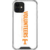 University of Tennessee-Knoxville Volunteers Text iPhone 12 Clear Case