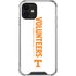 University of Tennessee-Knoxville Volunteers Text iPhone 12 Mini Clear Case