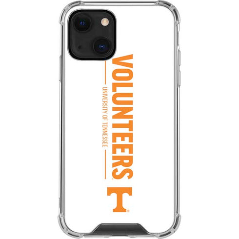 University of Tennessee-Knoxville Volunteers Text iPhone 14 Plus Clear Case