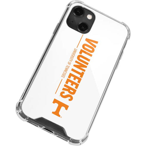 University of Tennessee-Knoxville Volunteers Text iPhone 14 Plus Clear Case