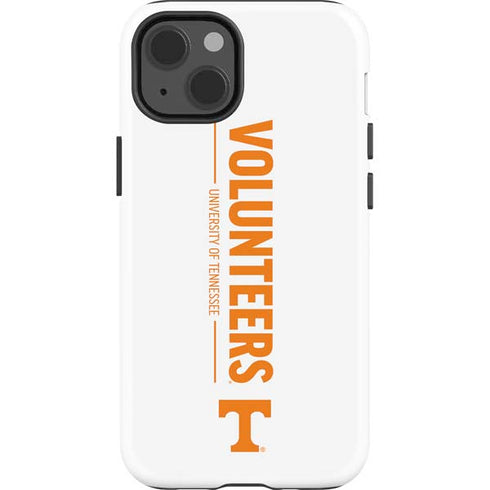 University of Tennessee-Knoxville Volunteers Text iPhone 15 Impact Case