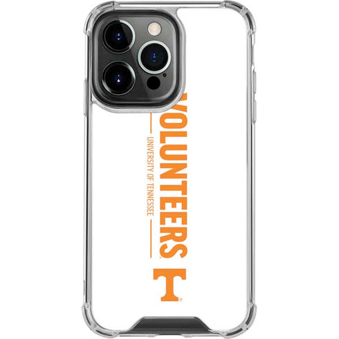 University of Tennessee-Knoxville Volunteers Text iPhone 14 Pro Clear Case