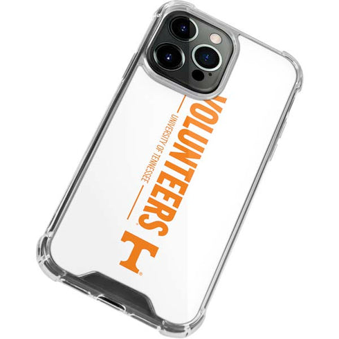 University of Tennessee-Knoxville Volunteers Text iPhone 14 Pro Clear Case