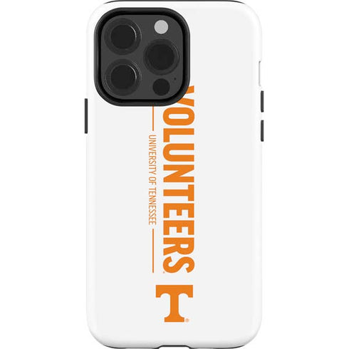 University of Tennessee-Knoxville Volunteers Text iPhone 15 Pro Impact Case