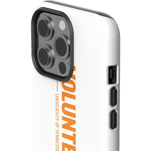 University of Tennessee-Knoxville Volunteers Text iPhone 15 Pro Impact Case