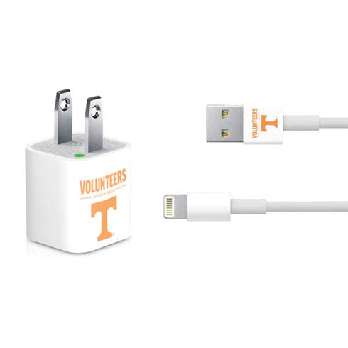 University of Tennessee-Knoxville Volunteers Text iPhone Charger (5W USB) Skin