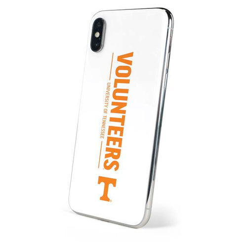 University of Tennessee-Knoxville Volunteers Text iPhone X Skin
