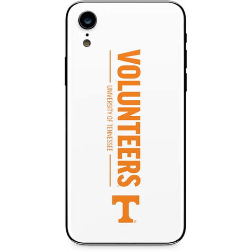 University of Tennessee-Knoxville Volunteers Text iPhone XR Skin