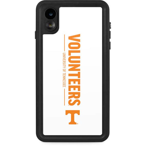 University of Tennessee-Knoxville Volunteers Text iPhone XR Waterproof Case