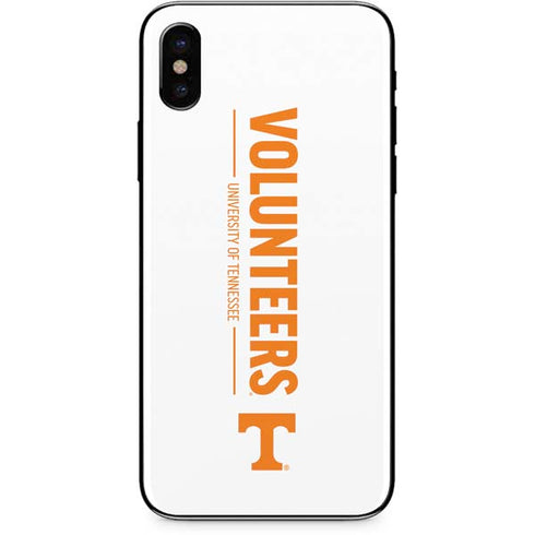 University of Tennessee-Knoxville Volunteers Text iPhone XS Skin