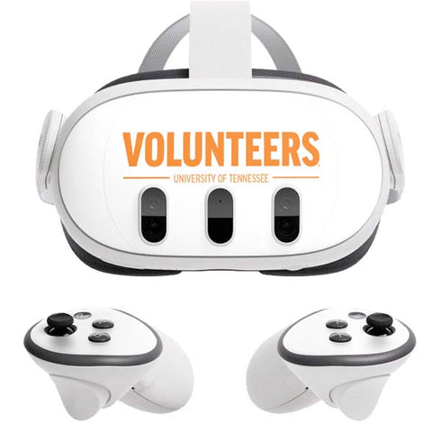 University of Tennessee-Knoxville Volunteers Text Meta Quest 3 Skin