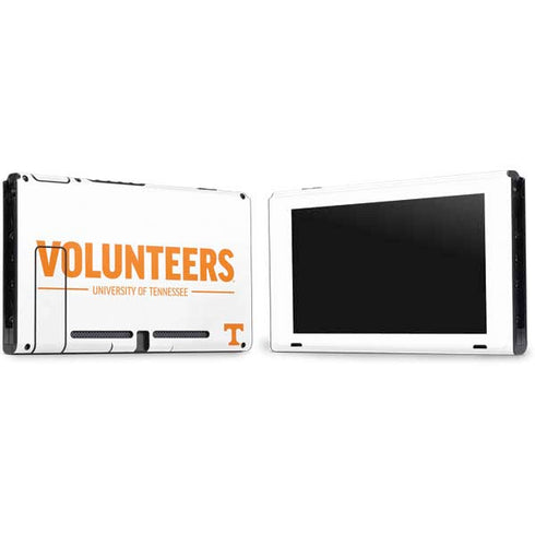 University of Tennessee-Knoxville Volunteers Text Nintendo Switch Bundle Skin
