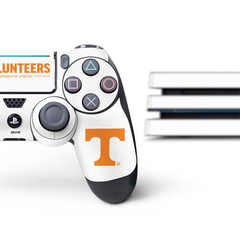 University of Tennessee-Knoxville Volunteers Text PS4 Pro Bundle Skin