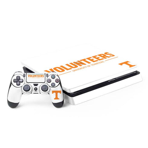 University of Tennessee-Knoxville Volunteers Text PS4 Slim Bundle Skin