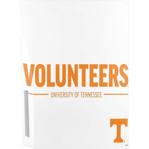 University of Tennessee-Knoxville Volunteers Text PS5 Console Skin